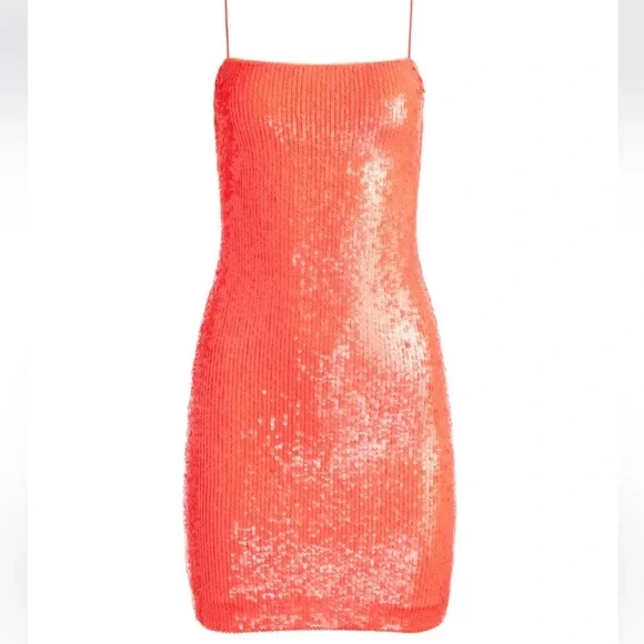 Alice and Olivia Fifi Sequin Dress